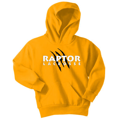 Raptor  - Youth Core Fleece Pullover Hooded Sweatshirt Thumbnail