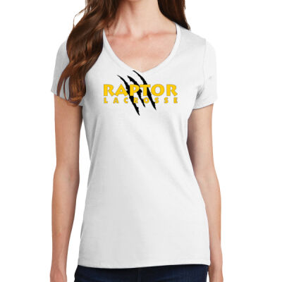 Raptor  - Ladies Fan Favorite V Neck Tee Thumbnail